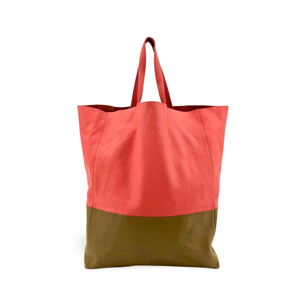 Celine Vertical Bi-Cabas Leather Large